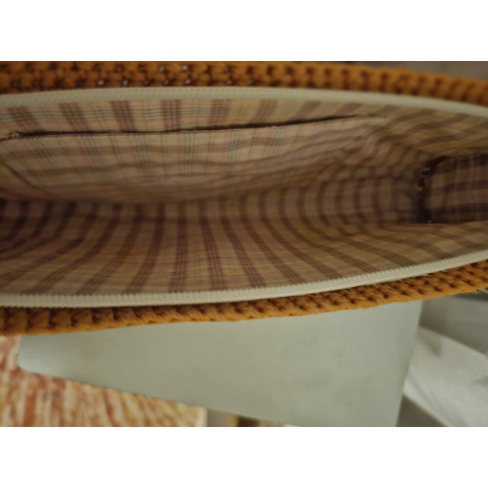 Straw Brown And Cream Pocketbook - Picture 6 of 6